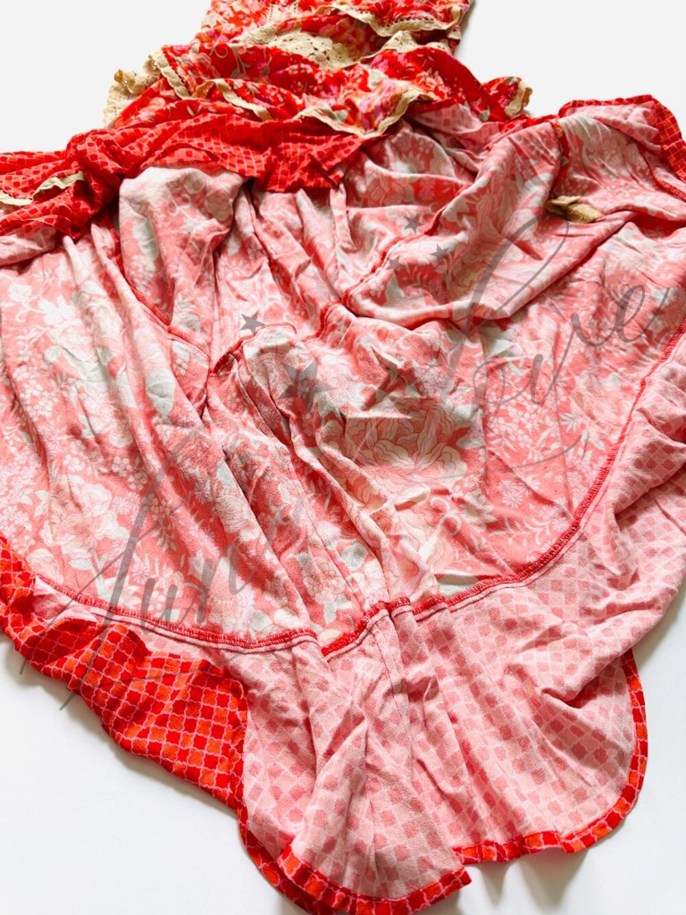 SPELL x Free People Full Bloom Ruffle Soirée Dress (size M) NWT - Picture 7 of 13